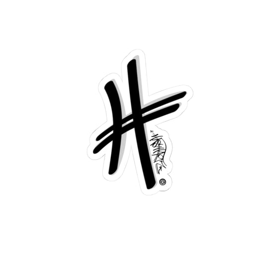 HASHTAGZ® HASHi TAG STICKY ICKY ~ Stylish Kiss-Cut Stickers for Personalization, Ideal for Laptops, Water Bottles, Journals, Gifts, and Decor
