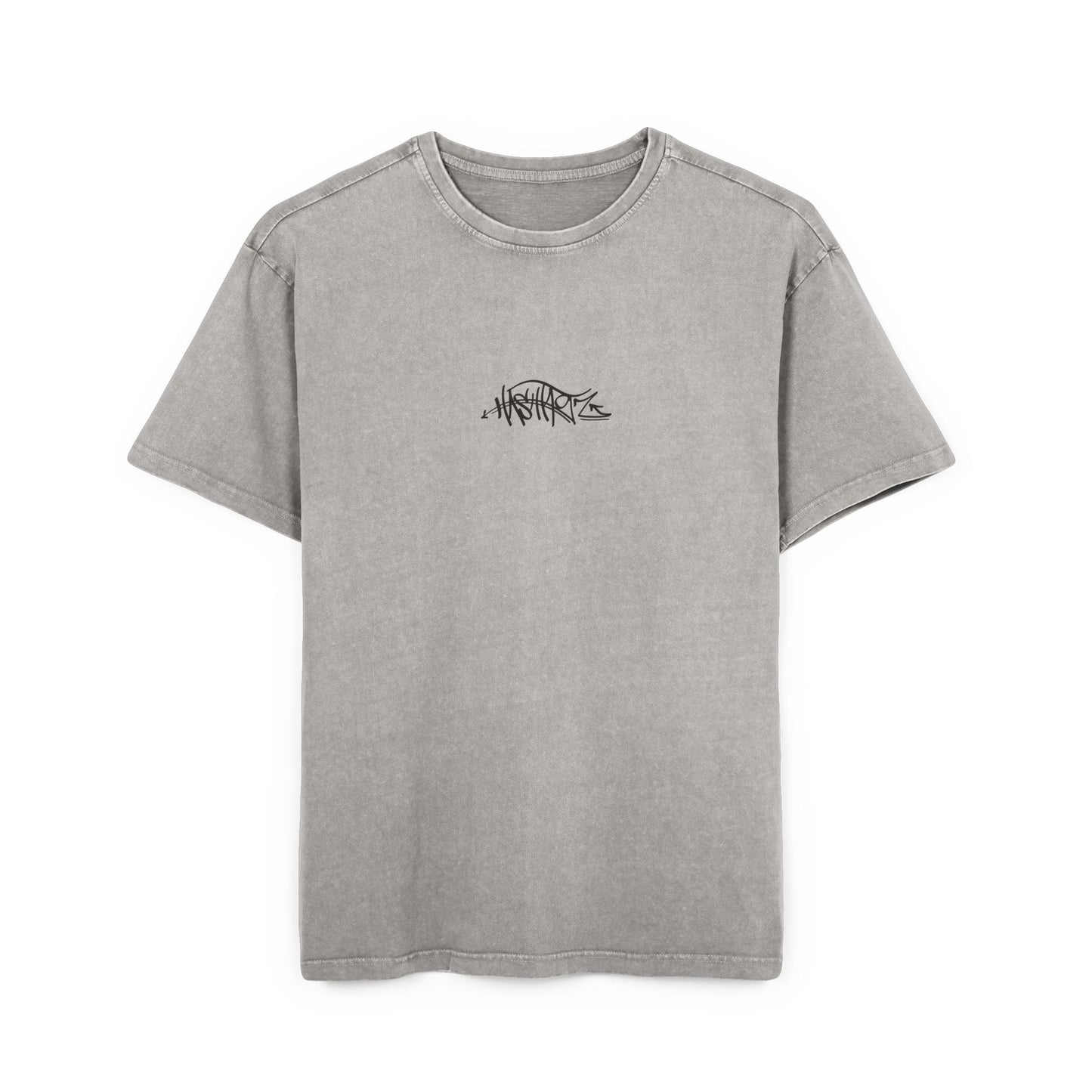 HASHTAGZ TAGGED UP! Acid Wash Oversize Tee, Vintage Style