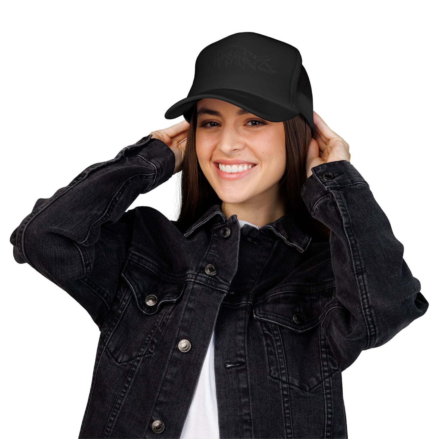 HASHTAGZ ~ TAGGED UP! - Embroidered Foam Trucker Hat with Unique Design | Stylish Gift for Outdoorsy Souls, Fishing, Nature Lovers, Summer Events