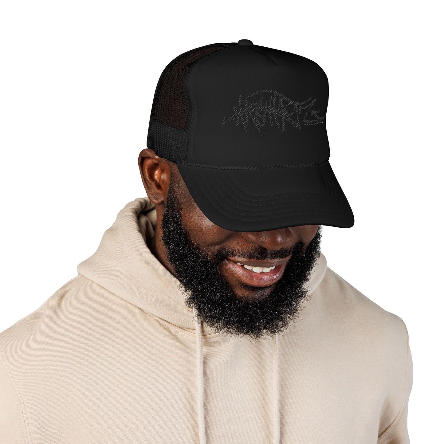 HASHTAGZ ~ TAGGED UP! - Embroidered Foam Trucker Hat with Unique Design | Stylish Gift for Outdoorsy Souls, Fishing, Nature Lovers, Summer Events