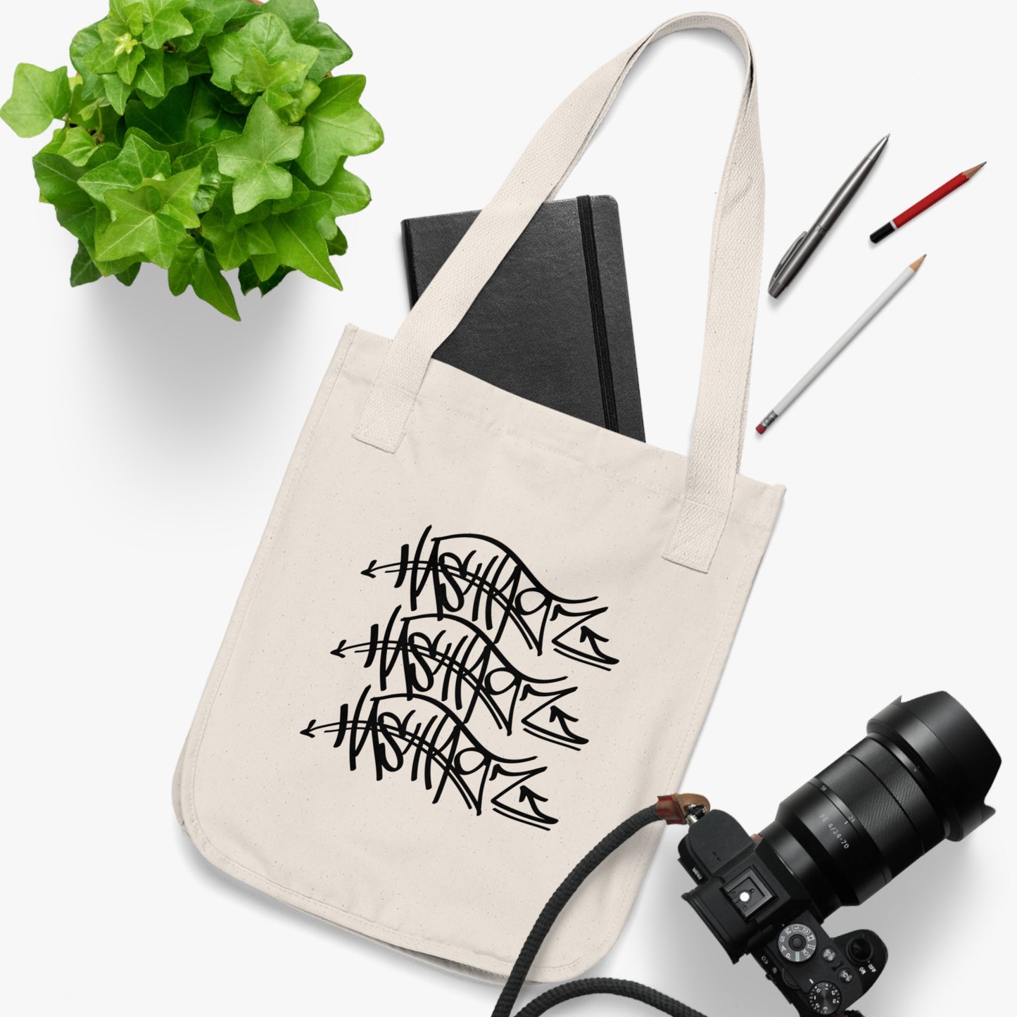 HASHTAGZ Tote Bag, Eco-Friendly Gift, Everyday Use, Grocery Shopping, Beach Bag